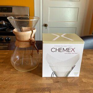 Chemex 8 cup pour over w/ filters